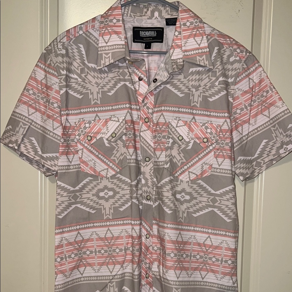 Men’s Rock & Roll Pearl Snap